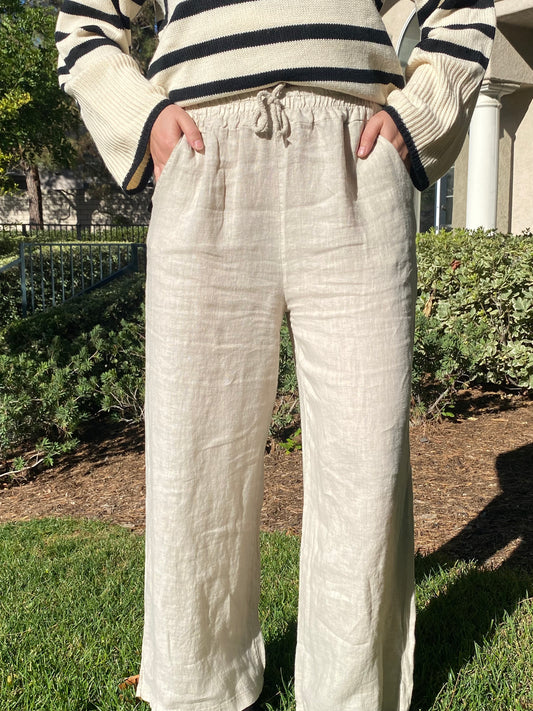 Bella Italian Linen Pants